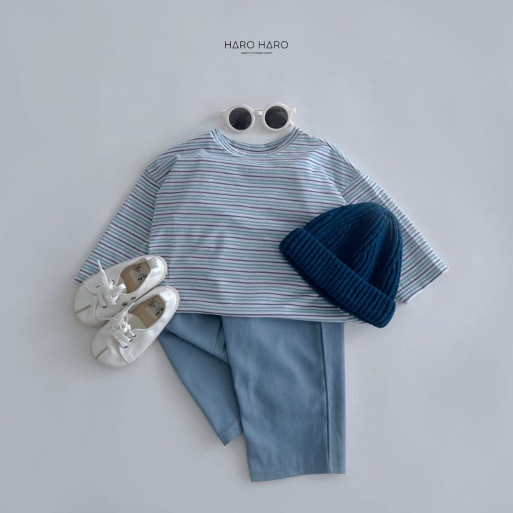 Haro Haro - Korean Children Fashion - #fashionkids - Sweet Stripes Tee - 8