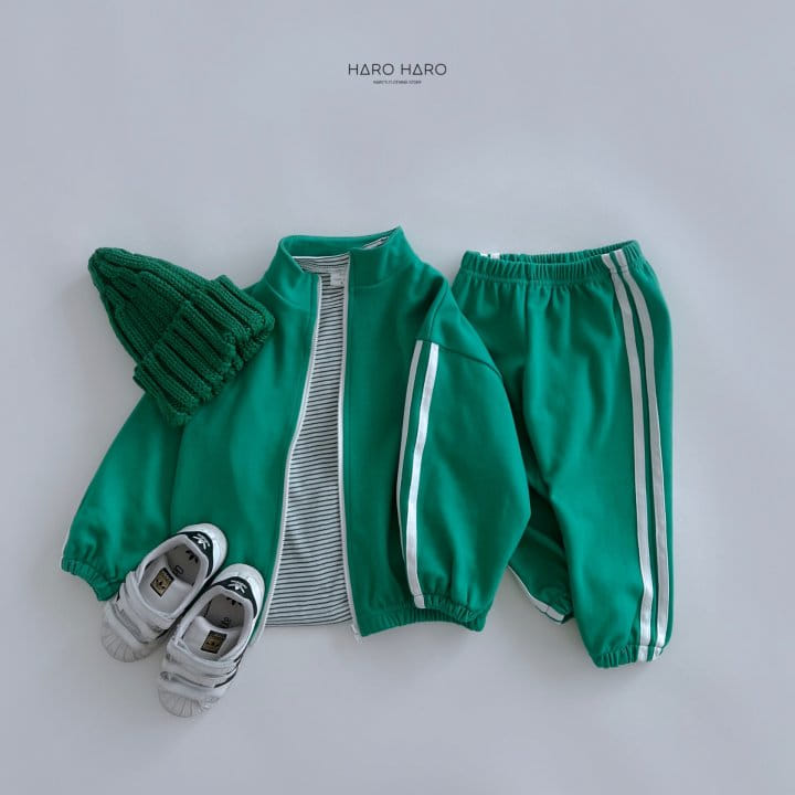 Haro Haro - Korean Children Fashion - #magicofchildhood - Training Zip-up Set - 9