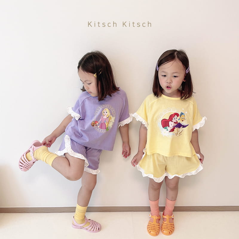 Kitsch Kitsch - Korean Children Fashion - #magicofchildhood - Princess Frill Top Bottom Set - 11