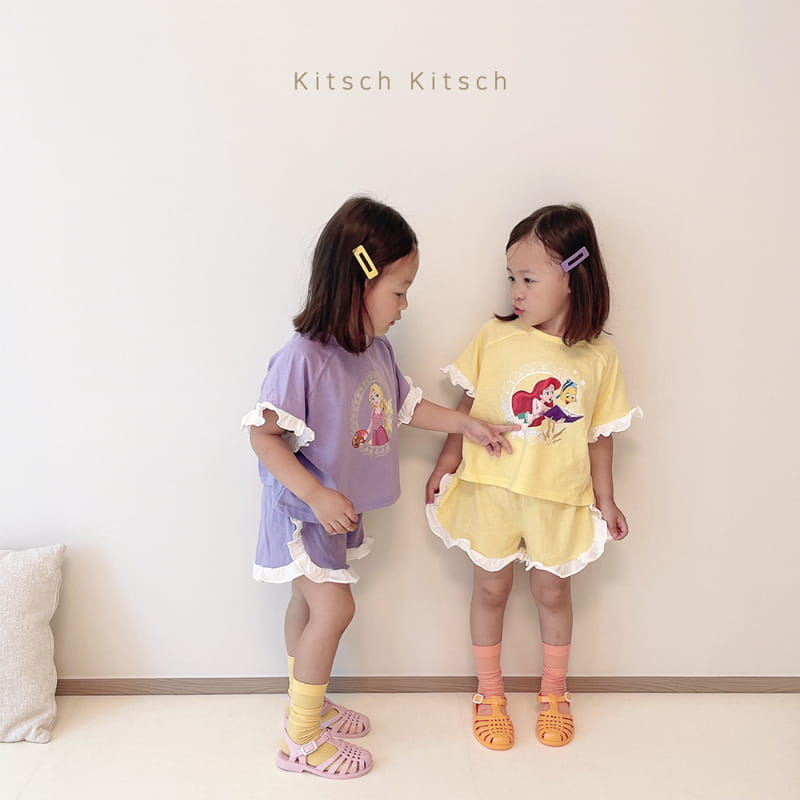 Kitsch Kitsch - Korean Children Fashion - #minifashionista - Princess Frill Top Bottom Set - 12