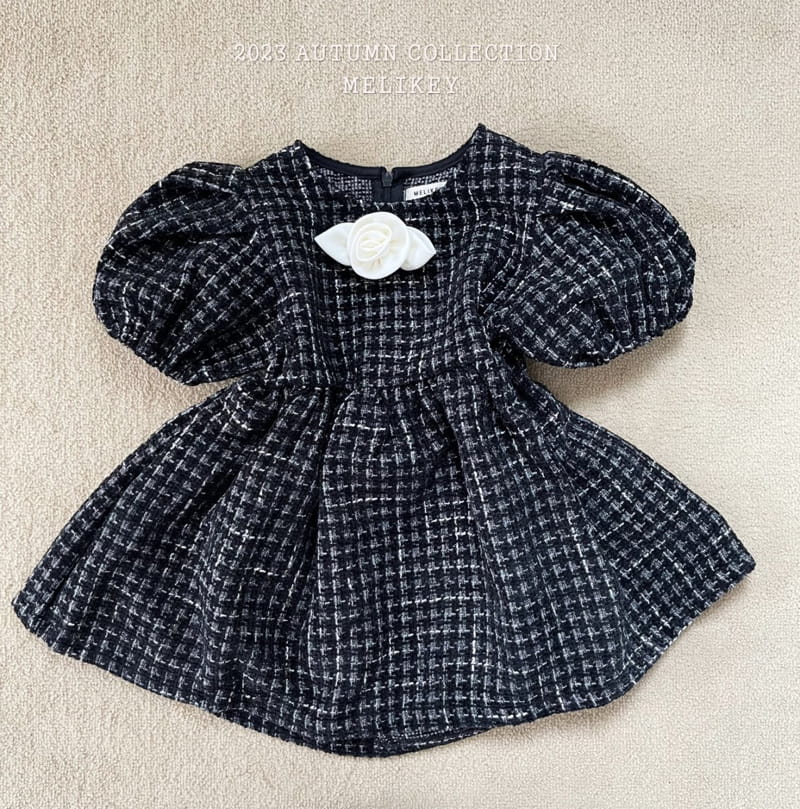 Melikey - Korean Children Fashion - #Kfashion4kids - Chic Puff One-piece