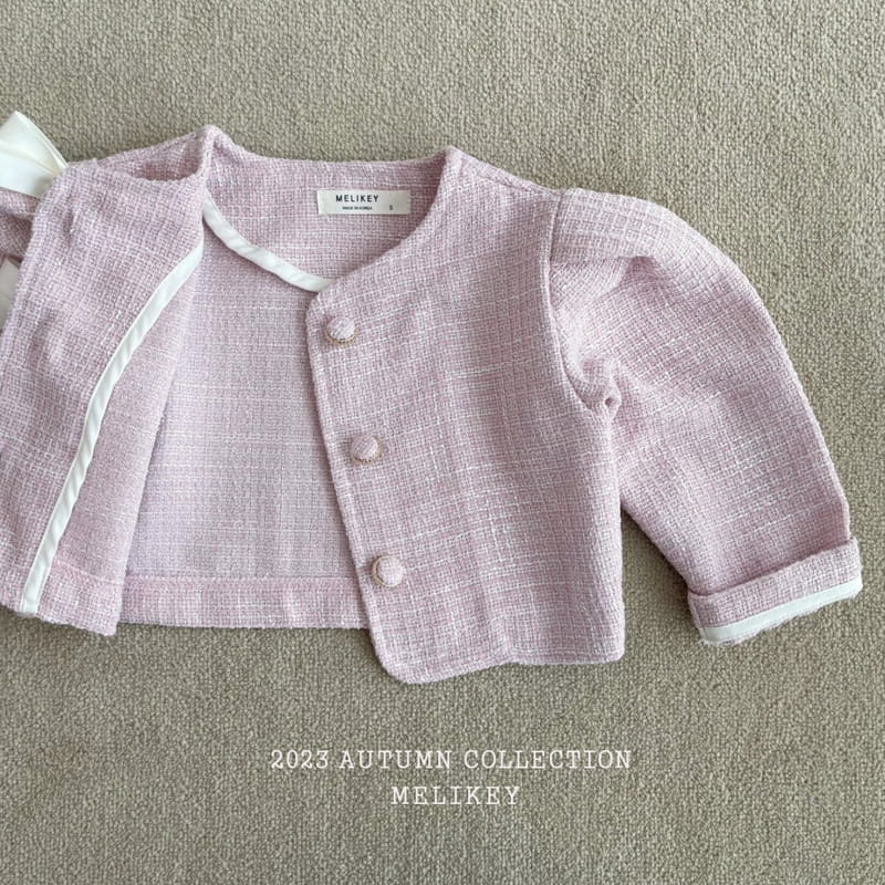 Melikey - Korean Children Fashion - #childofig - Coco Twid Top Bottom Set - 8