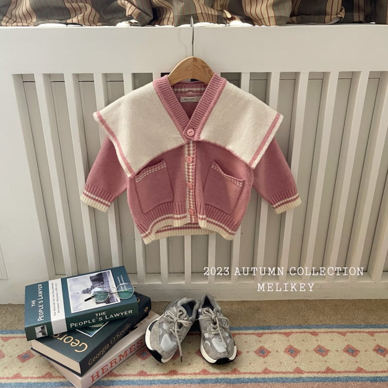 Melikey - Korean Children Fashion - #childofig - Sailor Knit Cardigan - 3