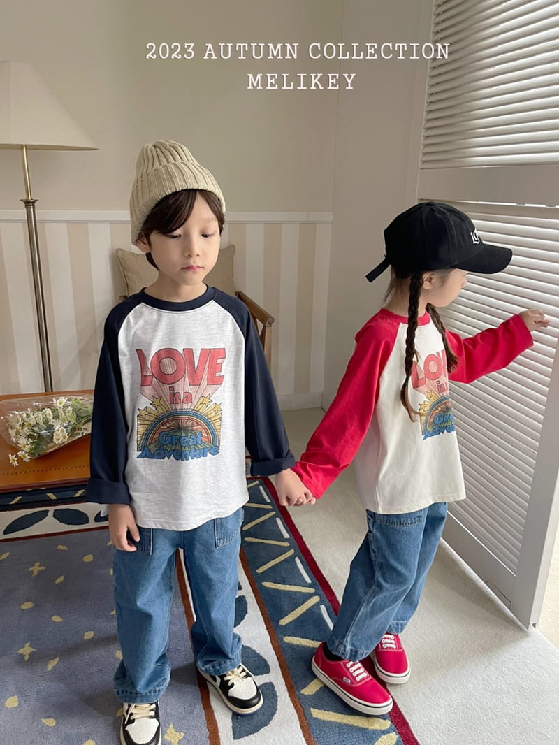 Melikey - Korean Children Fashion - #childofig - Love Ragaln Tee - 11