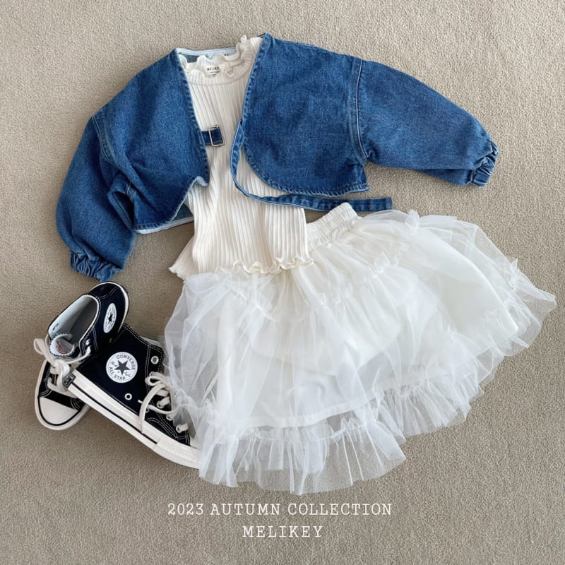 Melikey - Korean Children Fashion - #childofig - Denim Borelo Jacket - 5