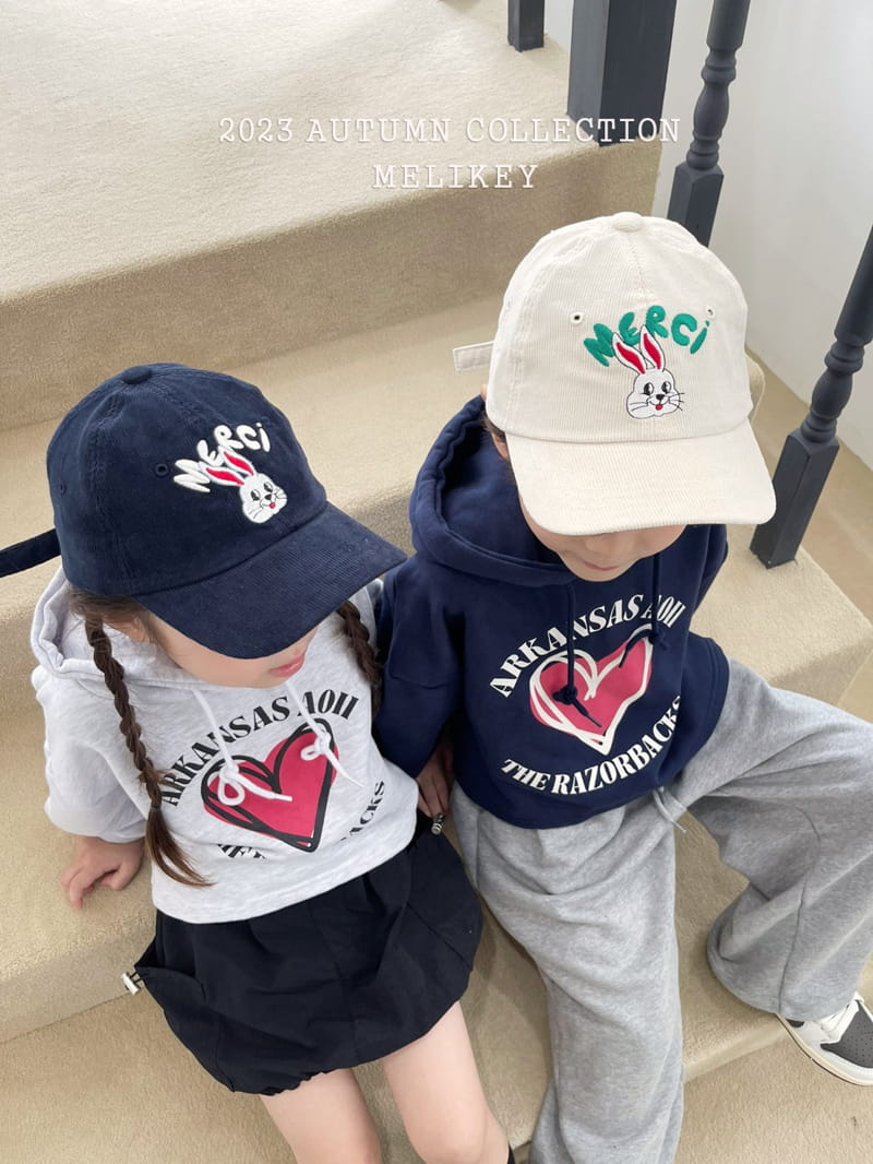 Melikey - Korean Children Fashion - #childofig - Merci Bunny Ball Cap - 9