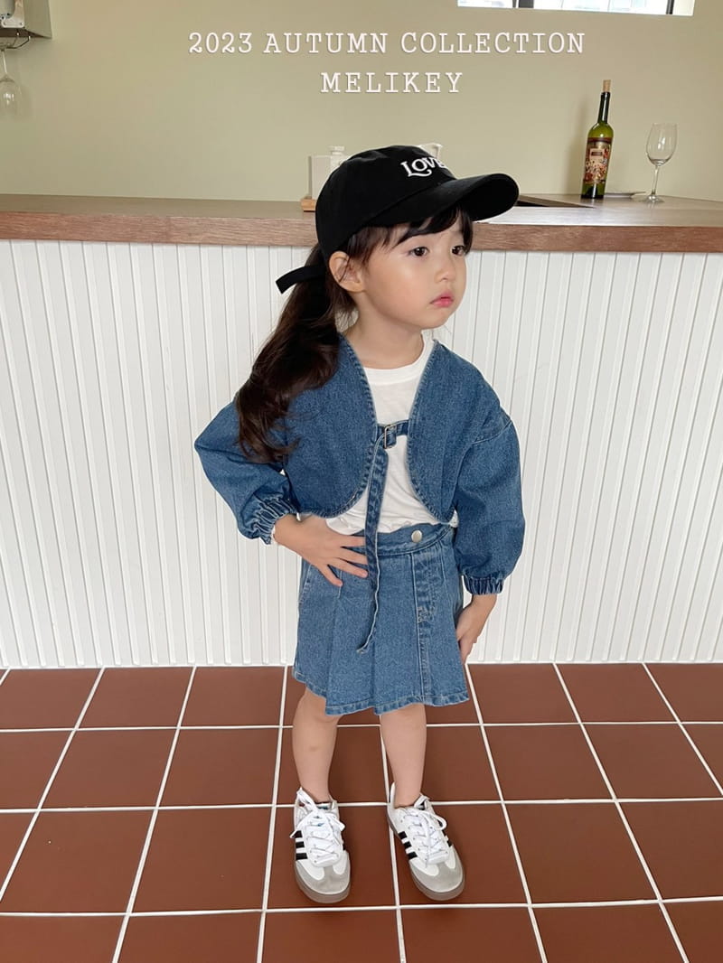 Melikey - Korean Children Fashion - #childrensboutique - Denim Borelo Jacket - 6