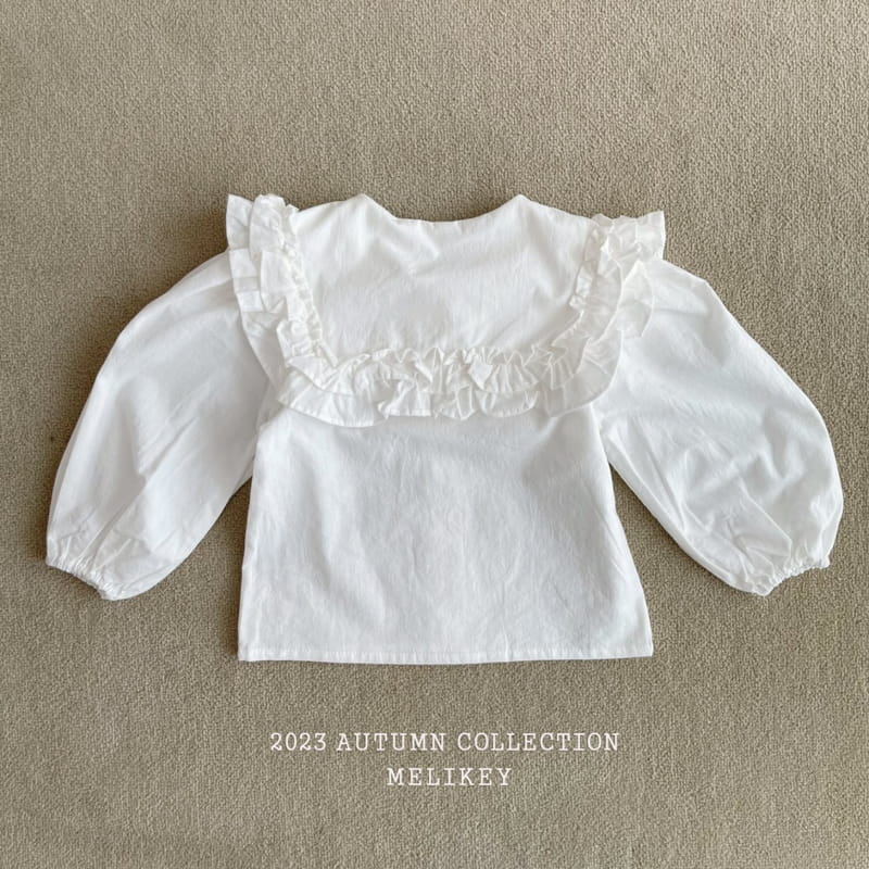 Melikey - Korean Children Fashion - #childrensboutique - Double Frill Blouse - 5