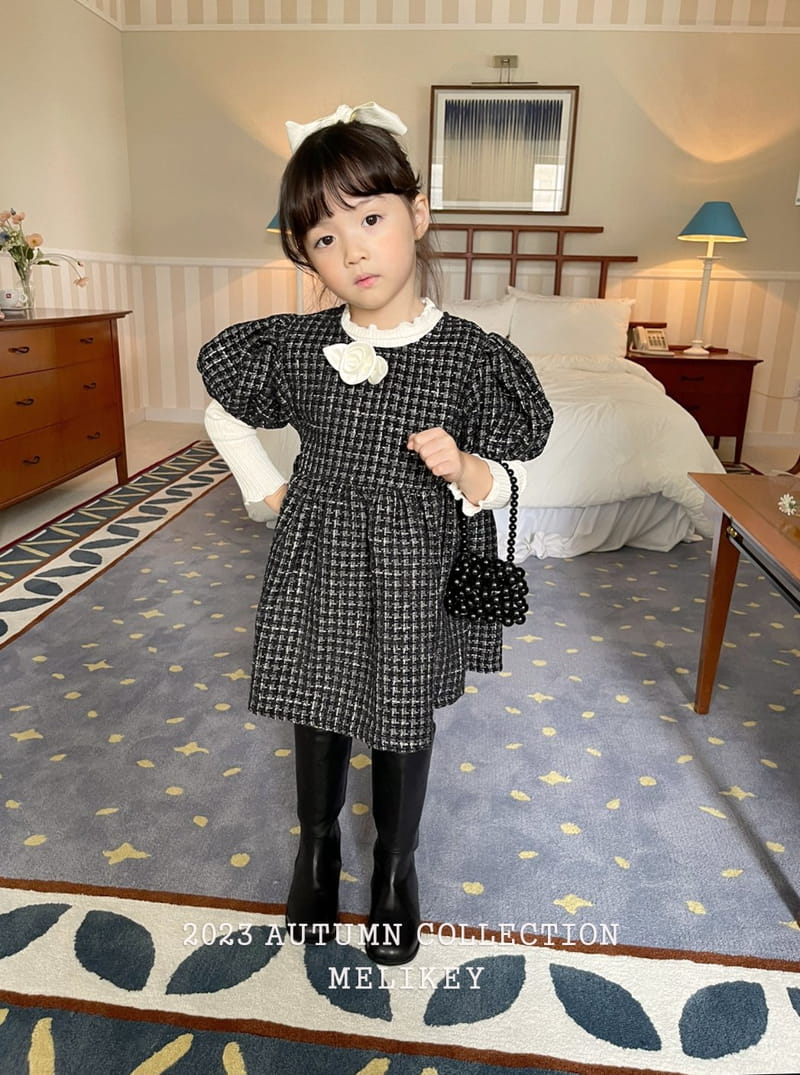 Melikey - Korean Children Fashion - #discoveringself - Chic Puff One-piece - 12