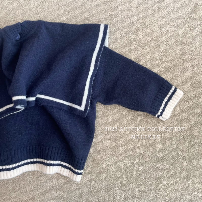 Melikey - Korean Children Fashion - #discoveringself - Sailor Knit Cardigan - 6