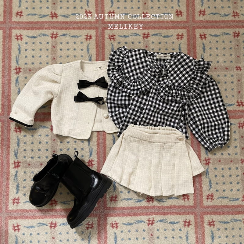 Melikey - Korean Children Fashion - #discoveringself - Double Frill Blouse - 7