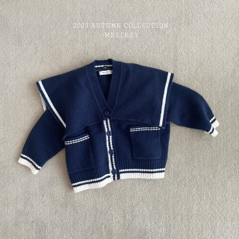 Melikey - Korean Children Fashion - #fashionkids - Sailor Knit Cardigan - 7