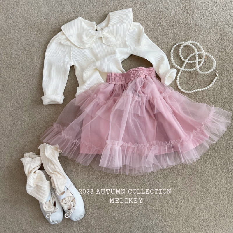 Melikey - Korean Children Fashion - #fashionkids - Butterfly Ribbon Tee - 6