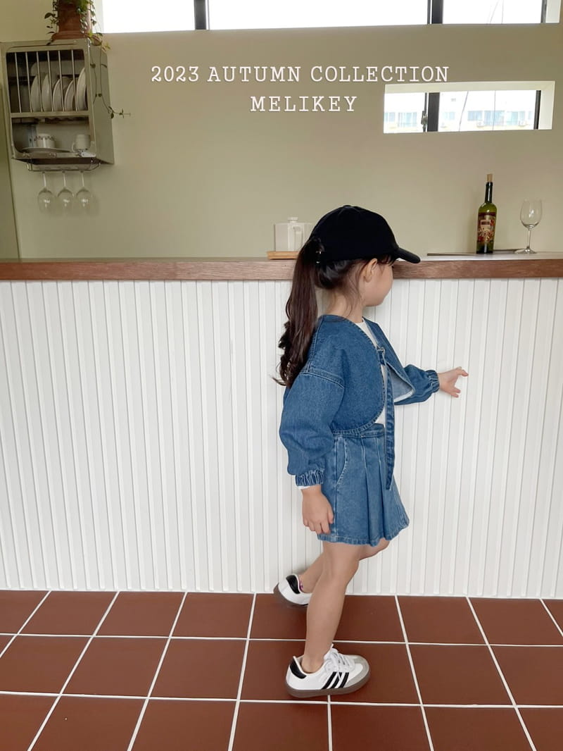 Melikey - Korean Children Fashion - #kidsshorts - Denim Borelo Jacket - 10