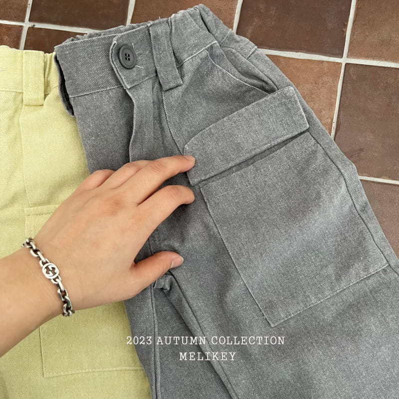 Melikey - Korean Children Fashion - #kidsshorts - Mono Pigment Pants - 4