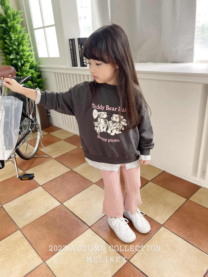 Melikey - Korean Children Fashion - #littlefashionista - Balloon Teddy Sweatshirt - 10