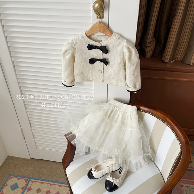 Melikey - Korean Children Fashion - #Kfashion4kids - Coco Twid Top Bottom Set - 4