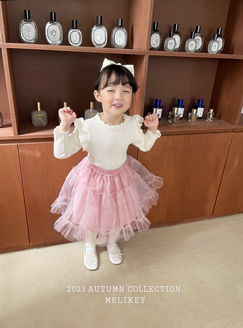 Melikey - Korean Children Fashion - #magicofchildhood - Frill Wing Tee - 12