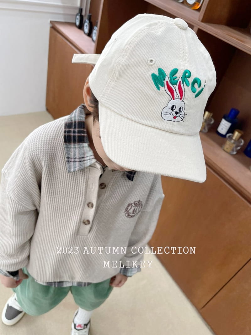 Melikey - Korean Children Fashion - #magicofchildhood - Merci Bunny Ball Cap - 6