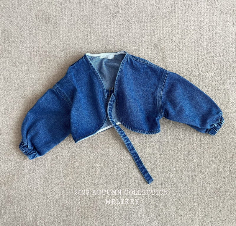 Melikey - Korean Children Fashion - #prettylittlegirls - Denim Borelo Jacket