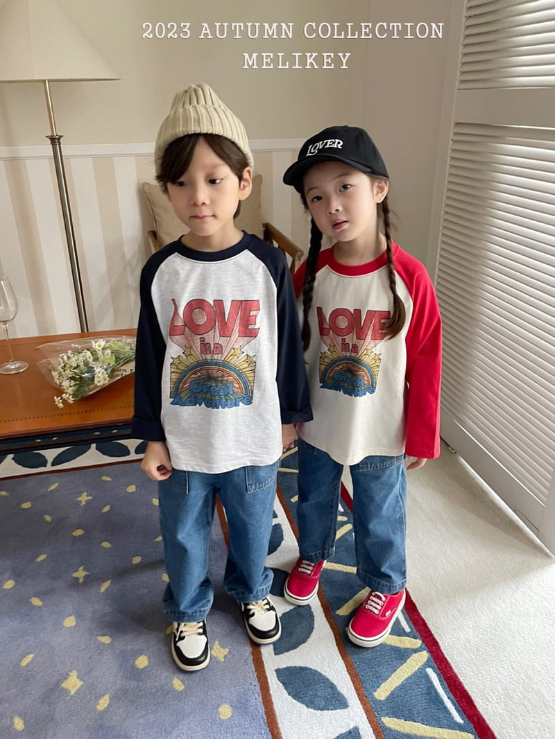 Melikey - Korean Children Fashion - #stylishchildhood - Love Ragaln Tee - 10