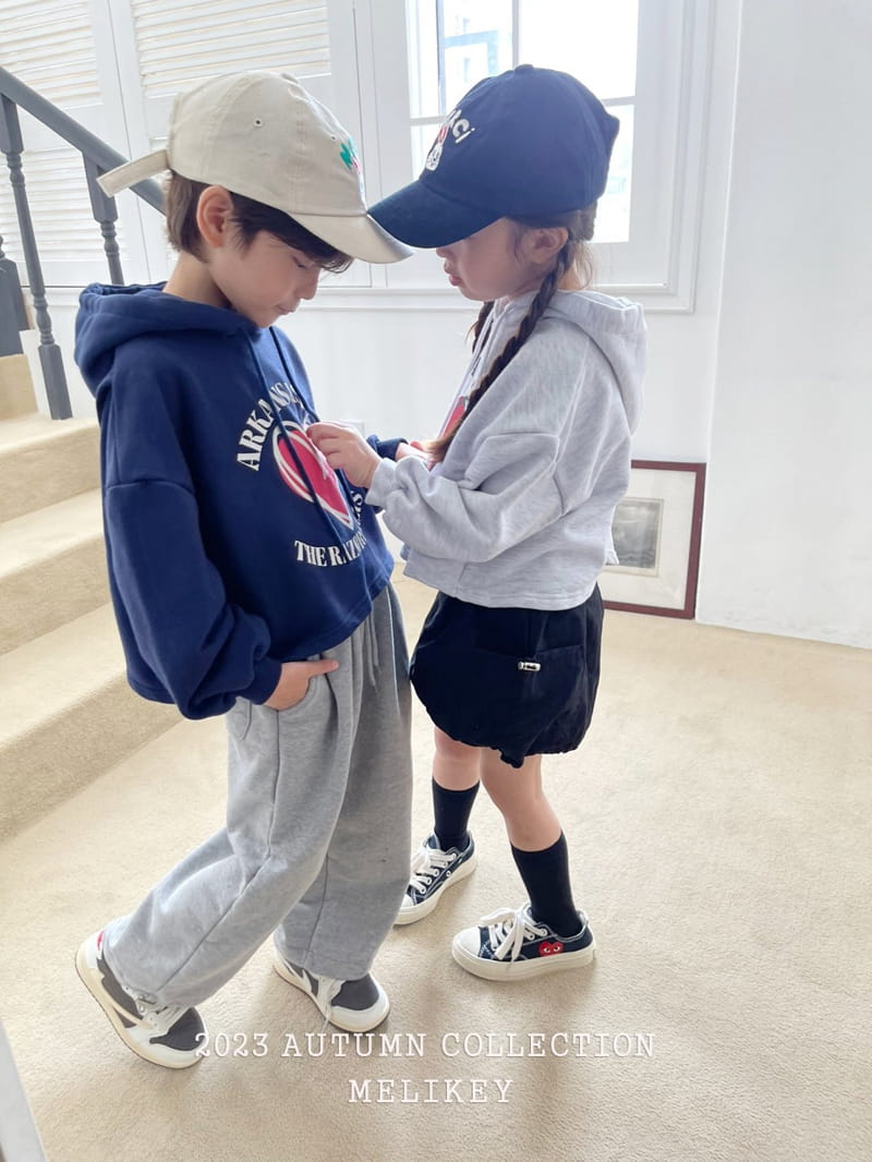 Melikey - Korean Children Fashion - #stylishchildhood - Lovey Hoody Tee - 9