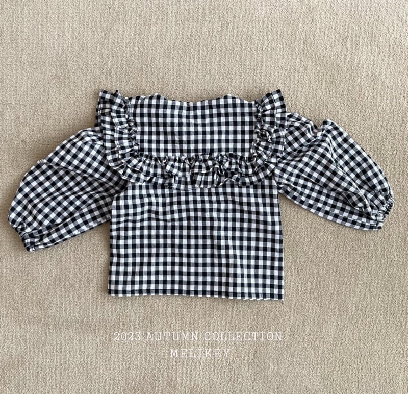 Melikey - Korean Children Fashion - #stylishchildhood - Double Frill Blouse - 3