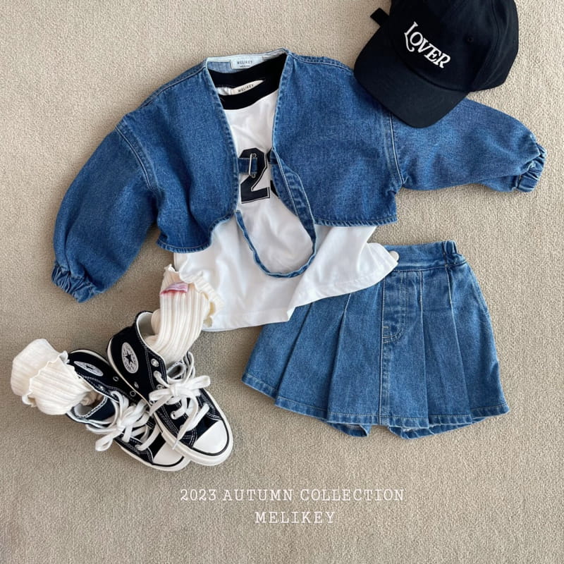 Melikey - Korean Children Fashion - #toddlerclothing - Denim Borelo Jacket - 3