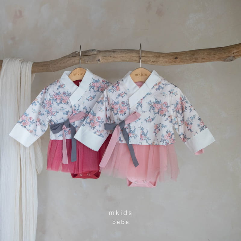 Mkids - Korean Baby Fashion - #babyoutfit - Suchehwa Romper Set - 4