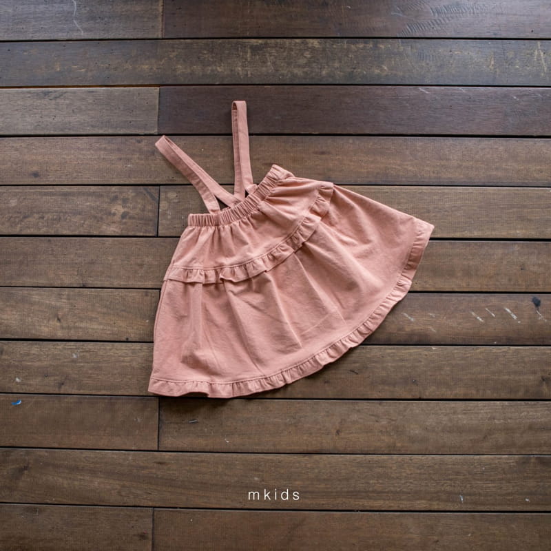 Mkids - Korean Children Fashion - #magicofchildhood - Candy Dungarees Skirt - 5