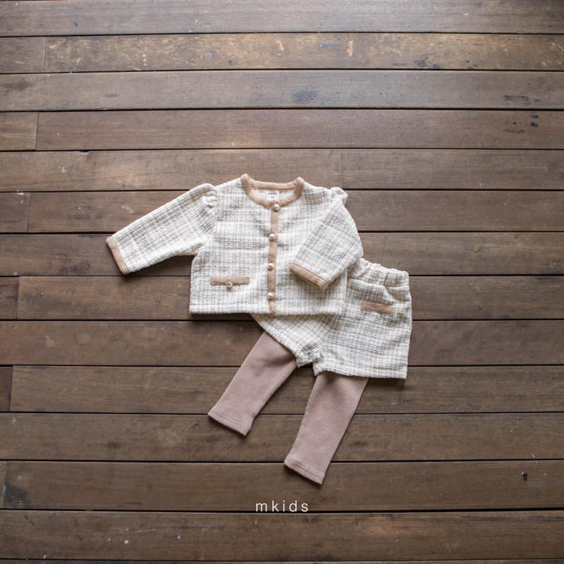 Mkids - Korean Children Fashion - #prettylittlegirls - Coco Tiwd Top Bottom Set - 9