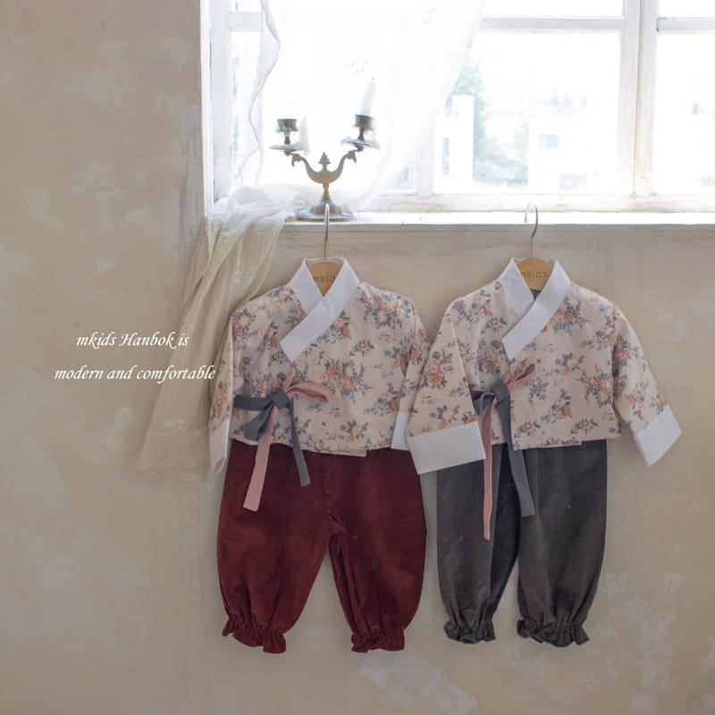 Mkids - Korean Children Fashion - #todddlerfashion - Suchehwa Pants Set - 4