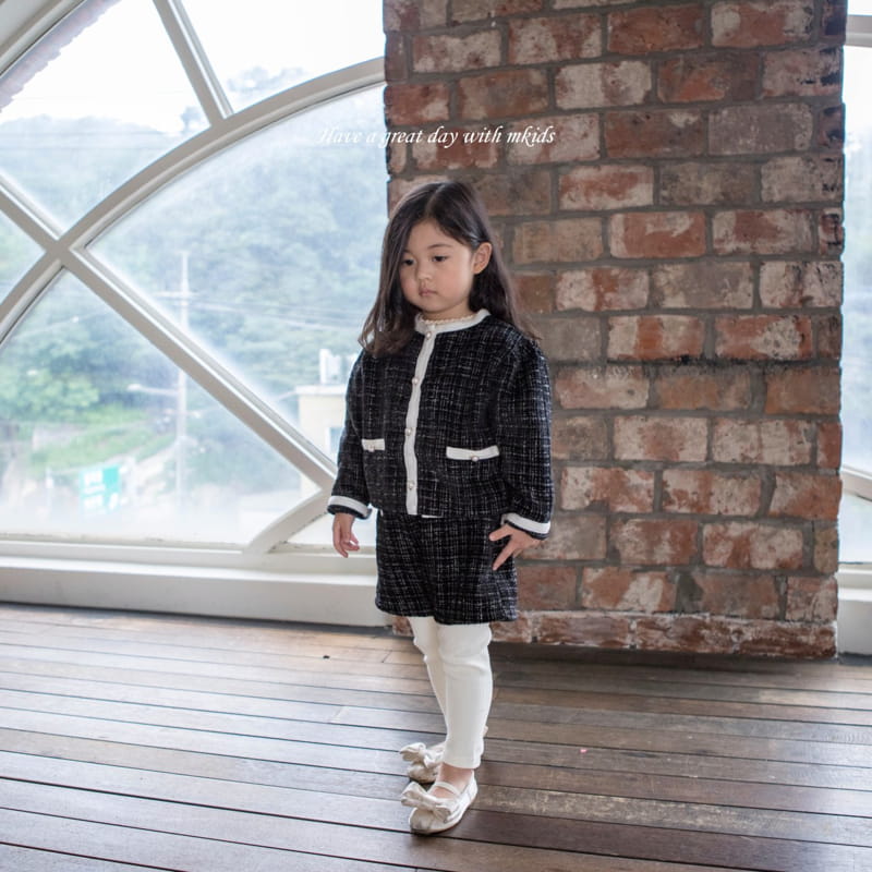 Mkids - Korean Children Fashion - #toddlerclothing - Coco Tiwd Top Bottom Set - 11