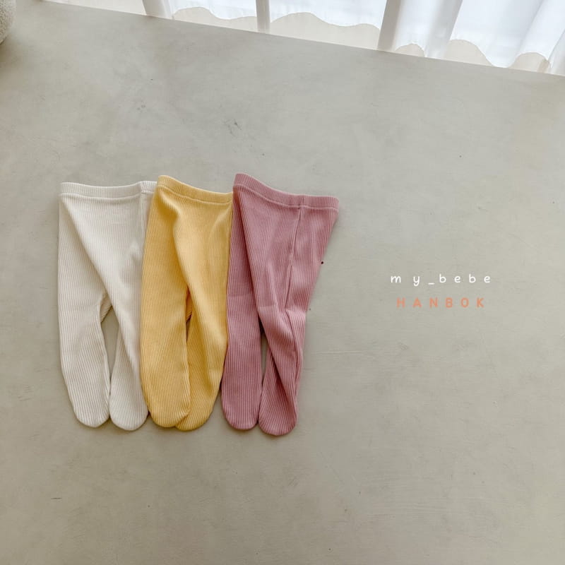 My Bebe - Korean Baby Fashion - #babyfever - Daily Rib Foot Leggings