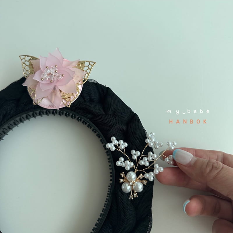 My Bebe - Korean Baby Fashion - #babyfever - Flower Hairband ~7y - 3