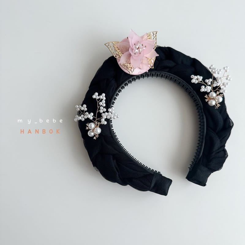 My Bebe - Korean Baby Fashion - #babylifestyle - Flower Hairband ~7y - 5