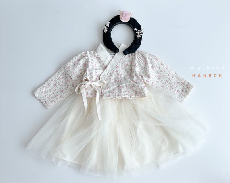 My Bebe - Korean Baby Fashion - #babyoutfit - Flower Hairband ~7y - 8