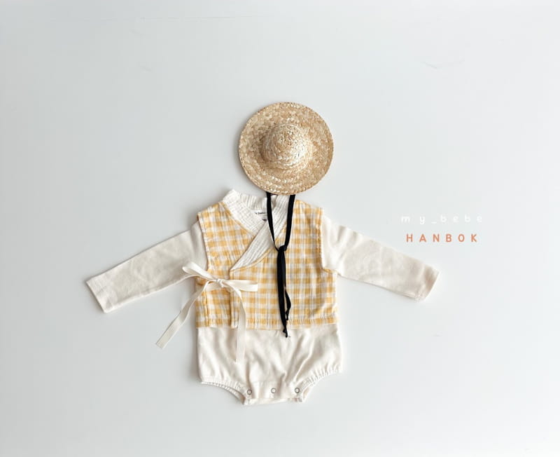 My Bebe - Korean Baby Fashion - #babyoutfit - Mini Straw Hat ~5y - 7