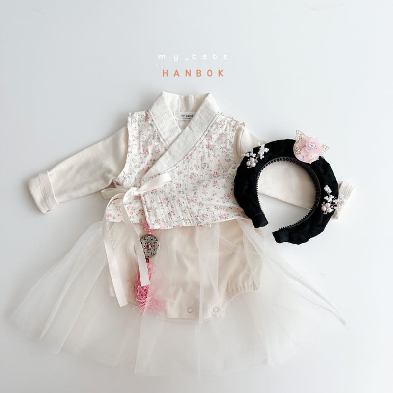 My Bebe - Korean Baby Fashion - #onlinebabyshop - Flower Hairband ~7y - 12