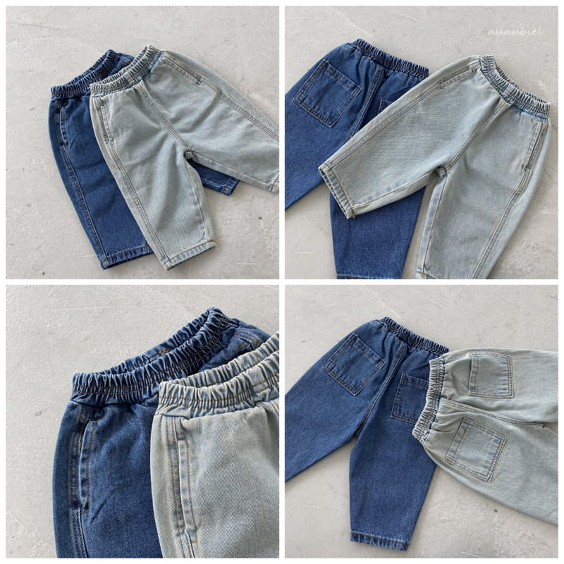 Nunubiel - Korean Children Fashion - #toddlerclothing - Ponny Denim Jeans - 2