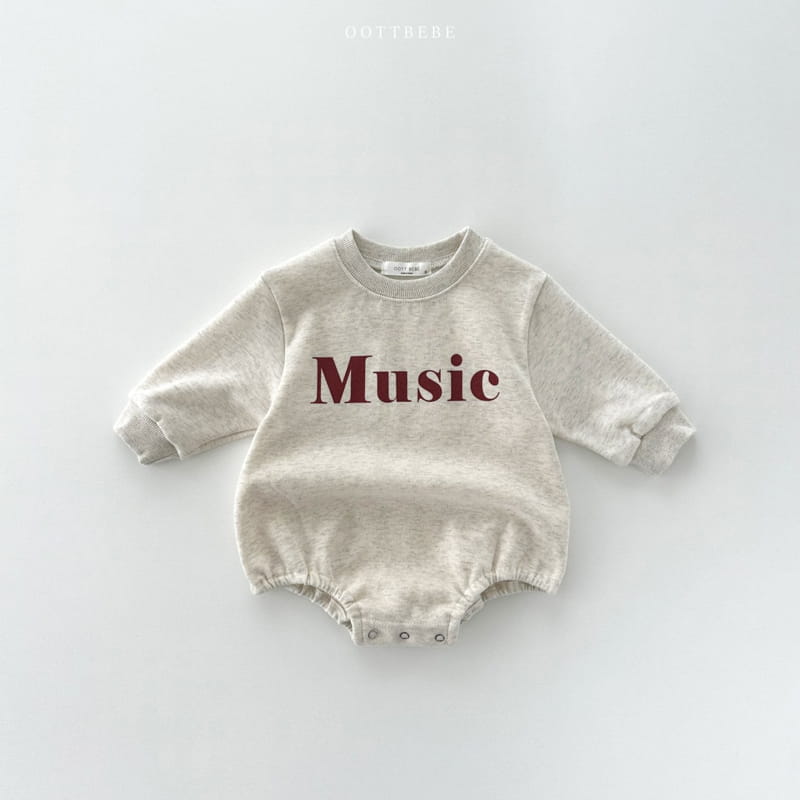 Oott Bebe - Korean Baby Fashion - #babyboutiqueclothing - Music Bodysuit