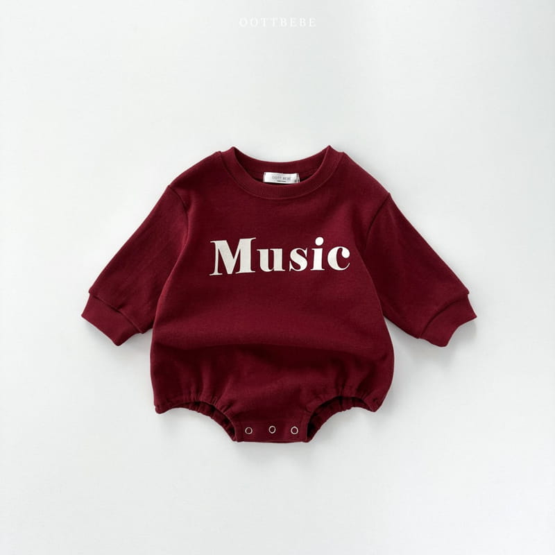 Oott Bebe - Korean Baby Fashion - #babyclothing - Music Bodysuit - 2