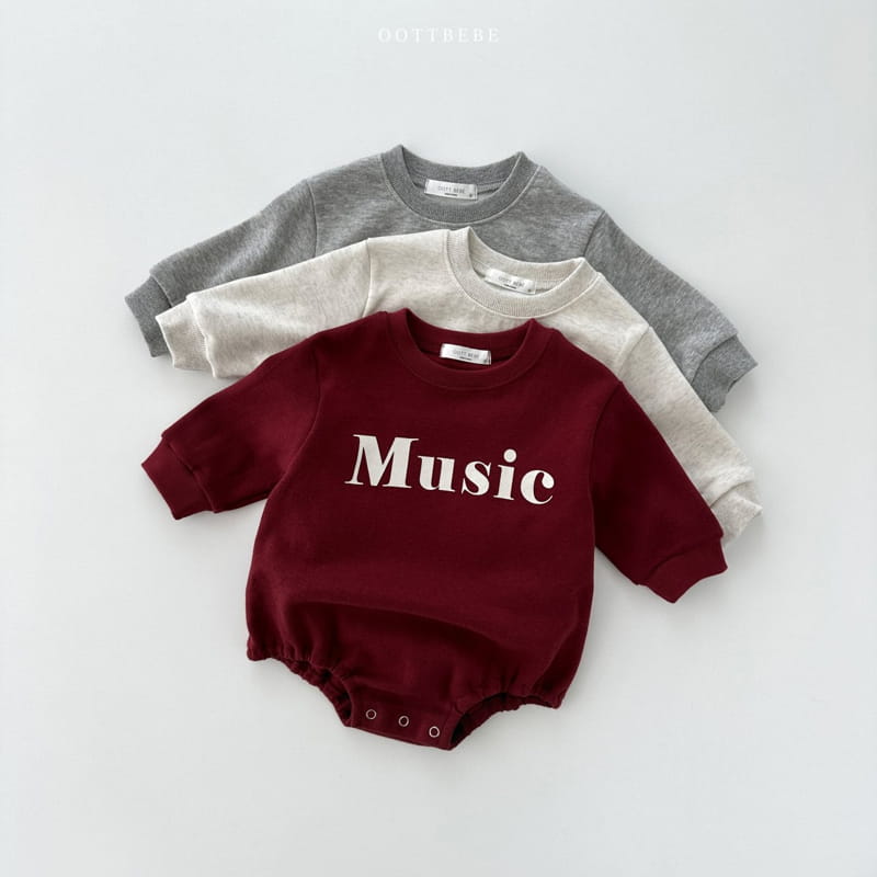 Oott Bebe - Korean Baby Fashion - #babyfashion - Music Bodysuit - 4