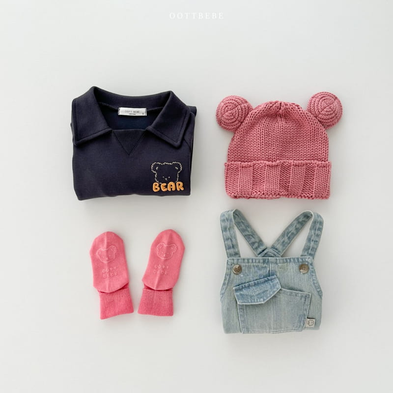 Oott Bebe - Korean Baby Fashion - #babyoutfit - Tintin Denim Bebe Bodysuit - 12