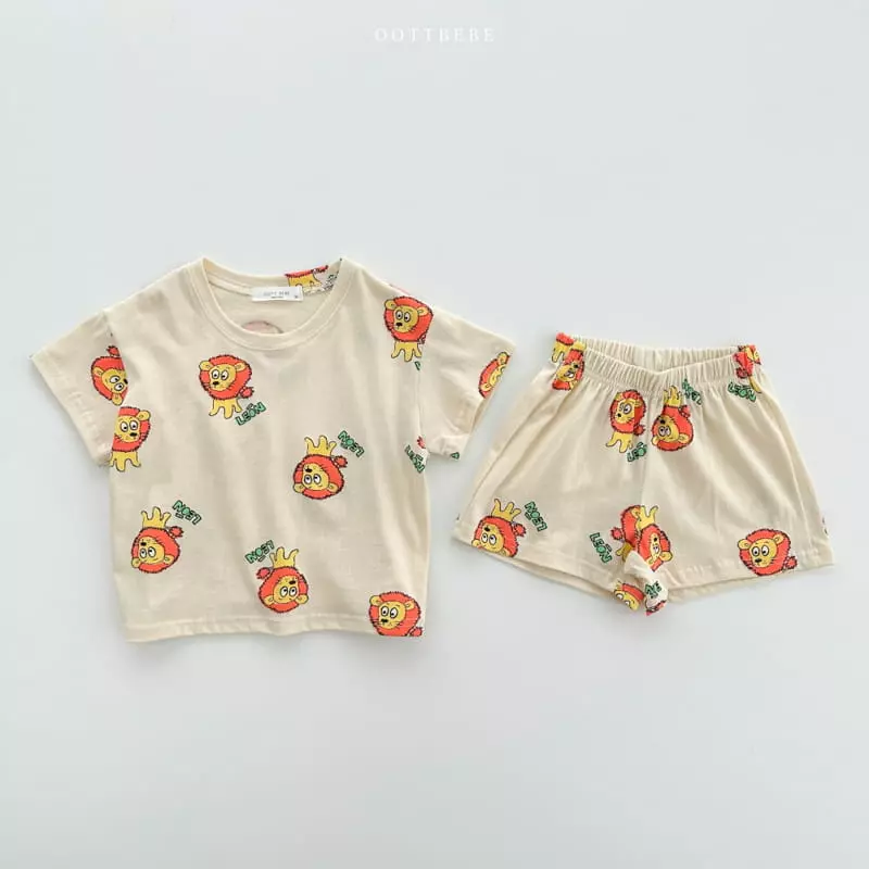 Oott Bebe - Korean Children Fashion - #magicofchildhood - Yogi Jogi Top Bottom Set