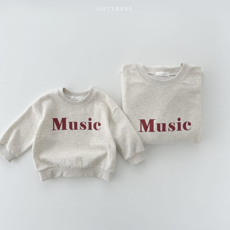 Oott Bebe - Korean Children Fashion - #magicofchildhood - Music Sweatshirt - 9