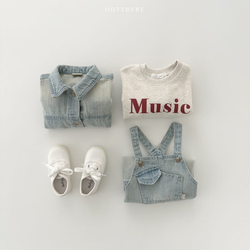 Oott Bebe - Korean Children Fashion - #todddlerfashion - Music Sweatshirt - 12