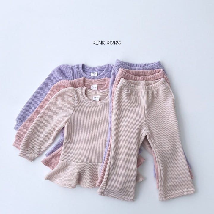 Pink Roro - Korean Children Fashion - #kidzfashiontrend - Princess Top Bottom Set - 4