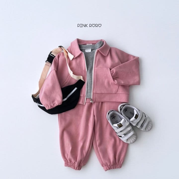 Pink Roro - Korean Children Fashion - #childofig - Coco Collar Short Zip-up - 12