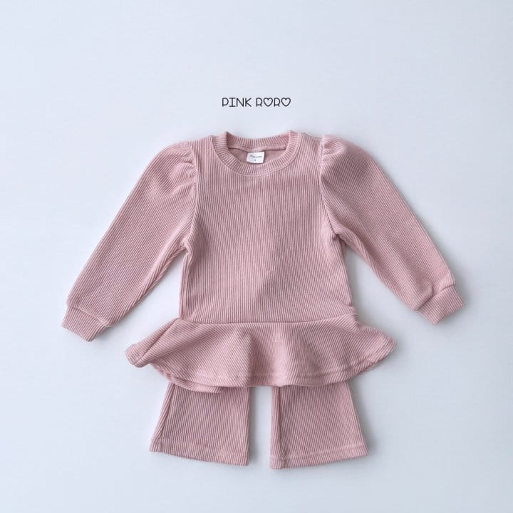 Pink Roro - Korean Children Fashion - #kidsshorts - Princess Top Bottom Set